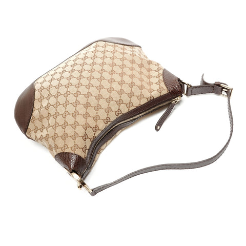 GUCCI GG canvas one belt Shoulder Bag Brown WS26874