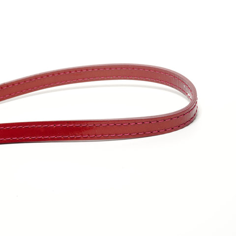 LOUIS VUITTON Alma BB Patent Leather PVC Vernis Shoulder Bag Red WS26876