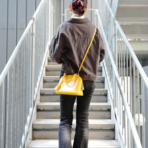 LOUIS VUITTON Epi Alma BB 2way 2012 Shoulder Bag yellow WS26877