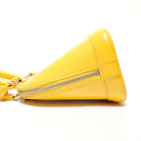LOUIS VUITTON Epi Alma BB 2way 2012 Shoulder Bag yellow WS26877