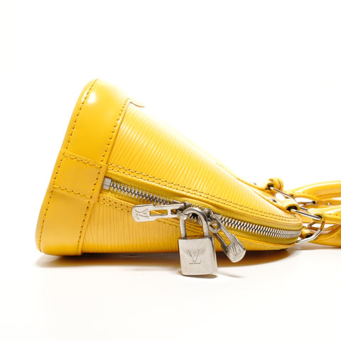 LOUIS VUITTON Epi Alma BB 2way 2012 Shoulder Bag yellow WS26877