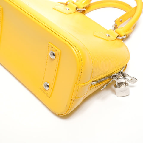 LOUIS VUITTON Epi Alma BB 2way 2012 Shoulder Bag yellow WS26877