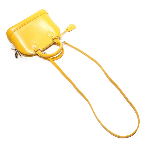 LOUIS VUITTON Epi Alma BB 2way 2012 Shoulder Bag yellow WS26877