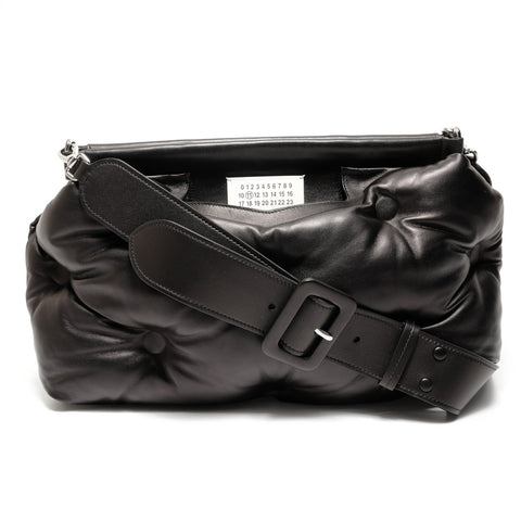 Maison Margiela Glam Slam Leather 2-way Shoulder Bag black WS26878
