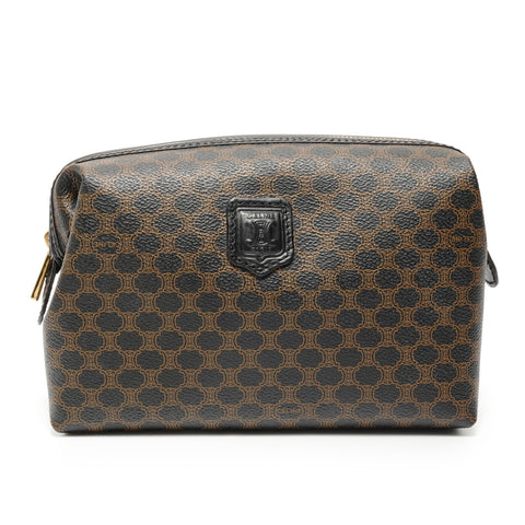 CELINE Macadam PVC Pouch black WS26879