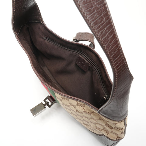 GUCCI Jackie 1961 Sherry Line One Shoulder Bag Shoulder Bag Brown WS26881