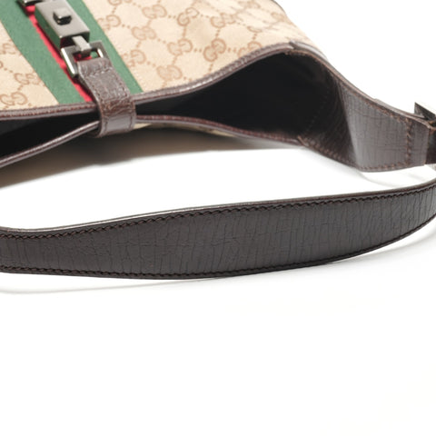 GUCCI Jackie 1961 Sherry Line One Shoulder Bag Shoulder Bag Brown WS26881