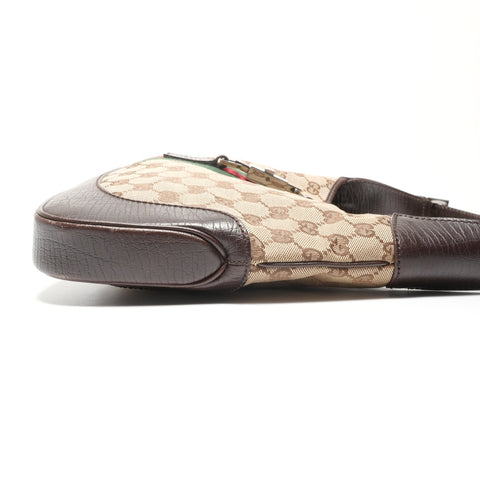 GUCCI Jackie 1961 Sherry Line One Shoulder Bag Shoulder Bag Brown WS26881