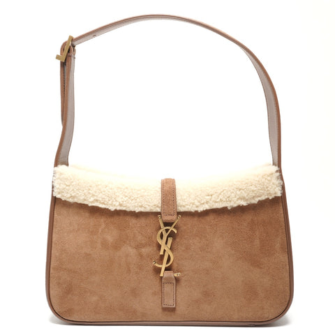 YVES SAINT LAURENT Logo Le Cincassette Mini Shoulder Bag Shoulder Bag Brown WS26882