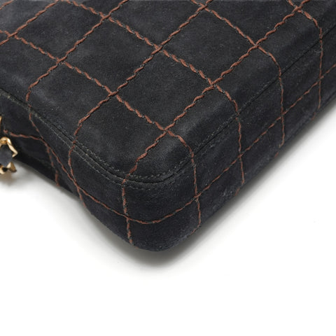 CHANEL Chanel No. 7 Chocolate Bar COCO Mark Chain Shoulder Shoulder Bag black WS26883