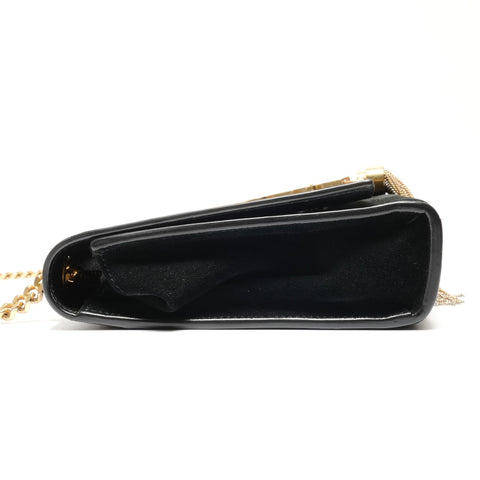 YVES SAINT LAURENT Kate Suede Medium Shoulder Bag black WS26884