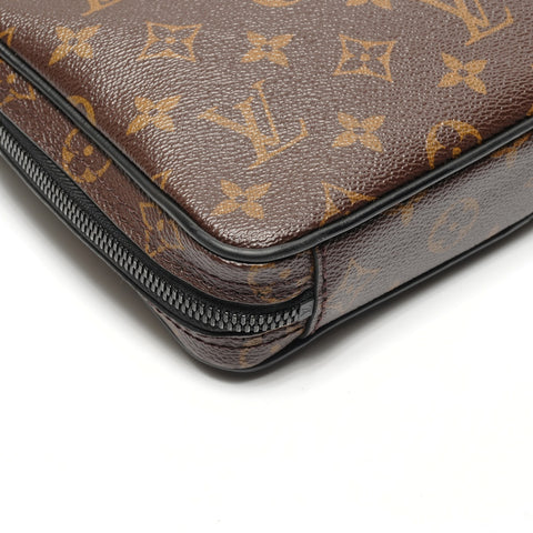 LOUIS VUITTON monogram utility front bag Shoulder Bag Brown WS26887