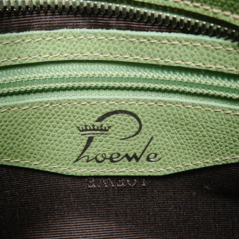 LOEWE Traveler Bowling Handbag green WS26890