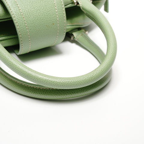 LOEWE Traveler Bowling Handbag green WS26890