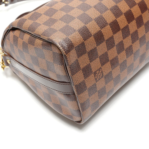 LOUIS VUITTON Damier Speedy Bandouliere 25 2way Handbag Brown WS26891