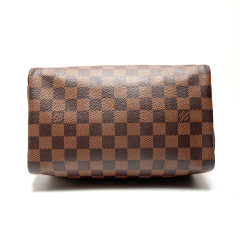 LOUIS VUITTON Damier Speedy Bandouliere 25 2way Handbag Brown WS26891