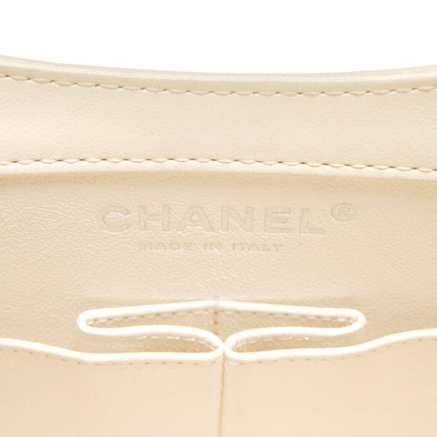 CHANEL 19th series 2014 logo ChainShoulder Shoulder Bag white WS26892