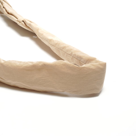 BOTTEGAVENETA Padded Tech Cassette Nylon Shoulder Bag beige WS26893