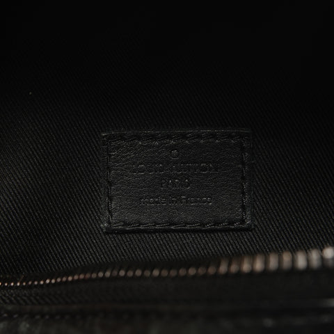 LOUIS VUITTON Monogram Shadow Discovery Bum Bag Waist bag black WS26895