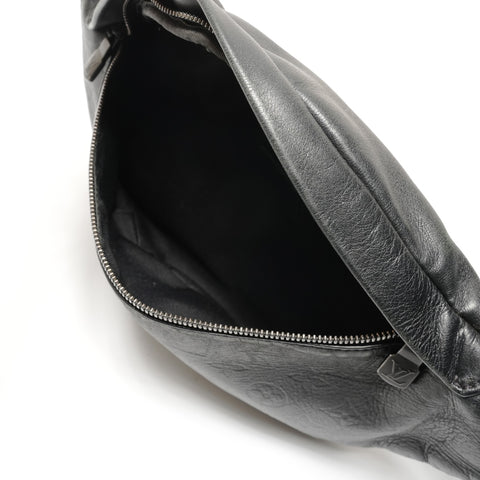 LOUIS VUITTON Monogram Shadow Discovery Bum Bag Waist bag black WS26895