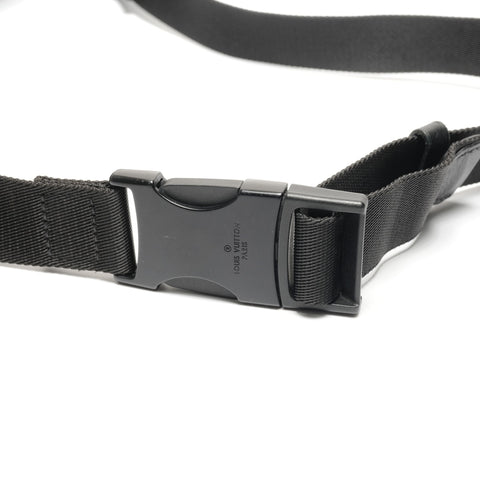 LOUIS VUITTON Monogram Shadow Discovery Bum Bag Waist bag black WS26895
