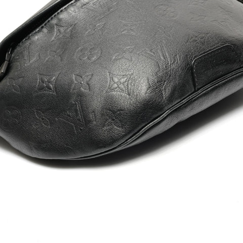 LOUIS VUITTON Monogram Shadow Discovery Bum Bag Waist bag black WS26895
