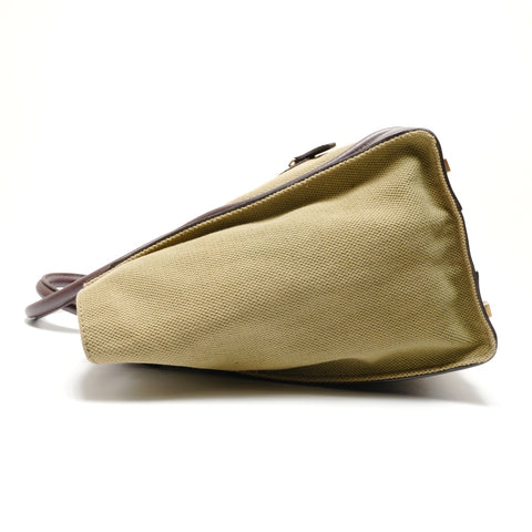 CELINE Luggage Brown x Green Tote Bag green WS26897