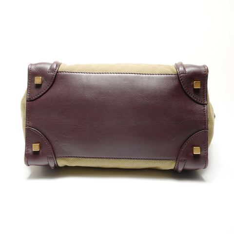 CELINE Luggage Brown x Green Tote Bag green WS26897