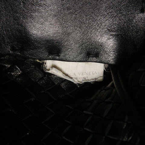 BOTTEGAVENETA INTRECCIATO Hippo PM Tote Bag black WS26898