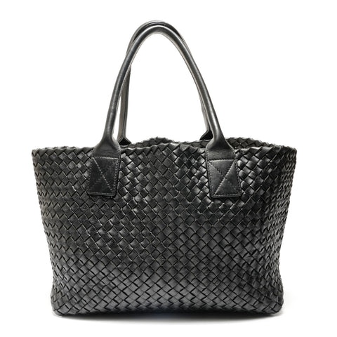 BOTTEGAVENETA INTRECCIATO Hippo PM Tote Bag black WS26898