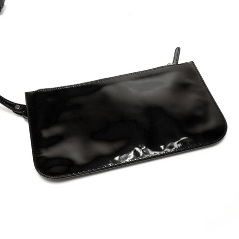 GUCCI Soho Enamel Boa Shoulder Bag black WS26899