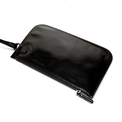 GUCCI Soho Enamel Boa Shoulder Bag black WS26899