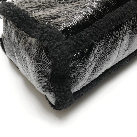 GUCCI Soho Enamel Boa Shoulder Bag black WS26899