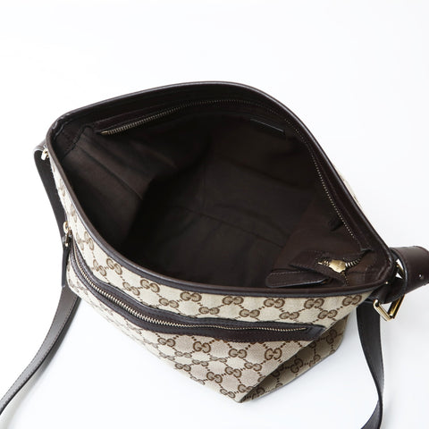 GUCCI GG canvas Shoulder Bag Brown WS26904