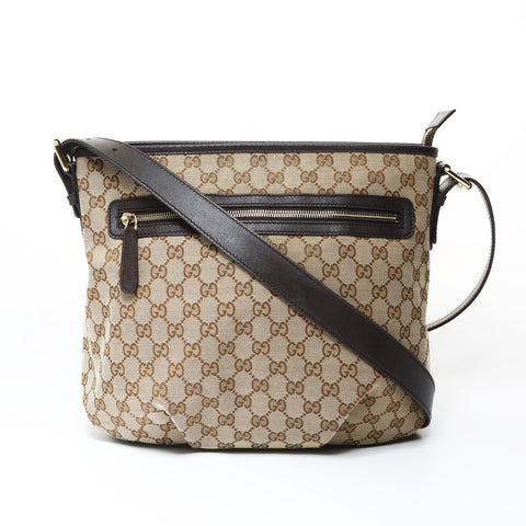 GUCCI GG canvas Shoulder Bag Brown WS26904