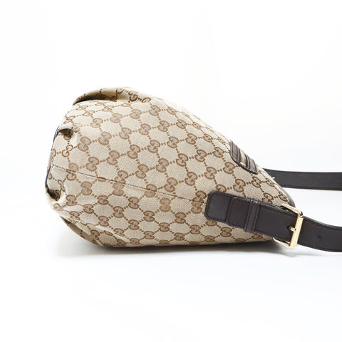 GUCCI GG canvas Shoulder Bag Brown WS26904