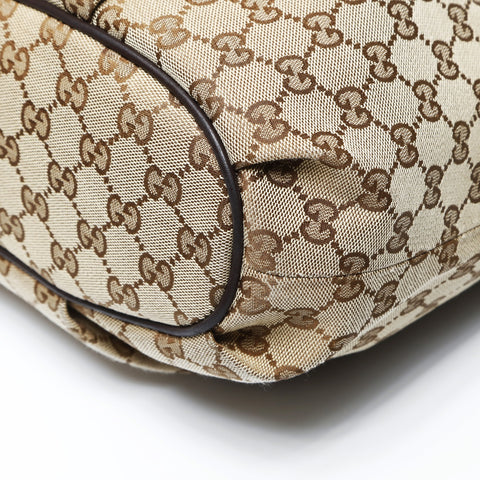 GUCCI GG canvas Shoulder Bag Brown WS26904