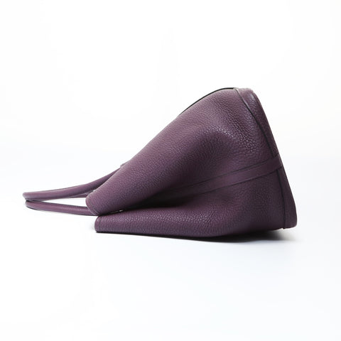 HERMES D stamped 2019 Garden Party PM Togo Tote Bag purple WS26906