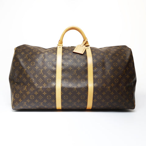 LOUIS VUITTON 199 Monogram Keepall 60 Boston bag Brown WS26907