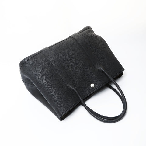 HERMES C stamped 2018 Garden Party PM Negonda Tote Bag black WS26908