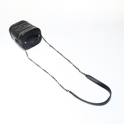 CHANEL No. 27 2019 Vertical Vanity Bag COCO Mark Shoulder Bag black WS26913