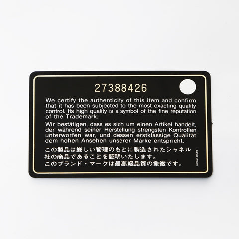 CHANEL No. 27 2019 Vertical Vanity Bag COCO Mark Shoulder Bag black WS26913