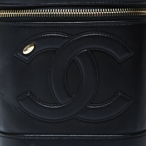 CHANEL No. 27 2019 Vertical Vanity Bag COCO Mark Shoulder Bag black WS26913
