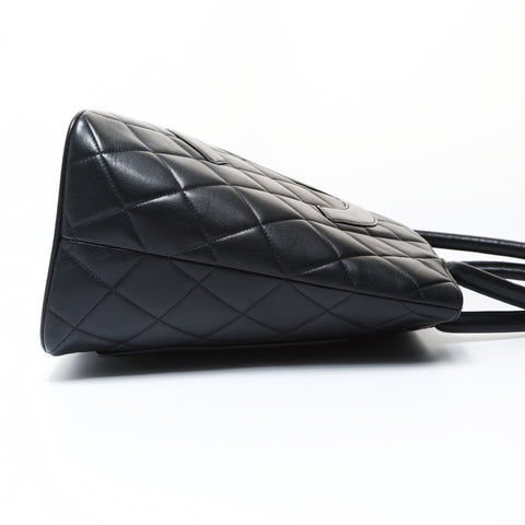 CHANEL No. 2 1991-1994 Replica Tote COCO Mark Medallion Tote Bag black WS26918