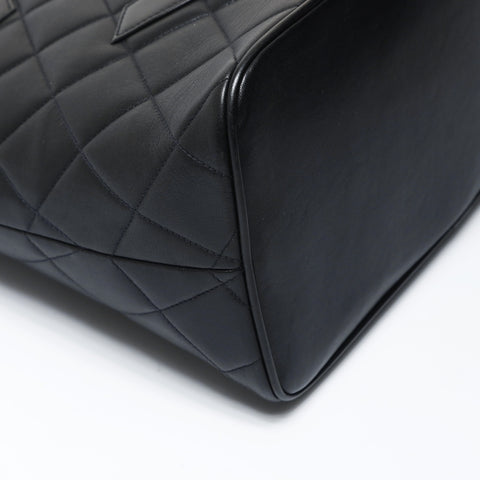 CHANEL No. 2 1991-1994 Replica Tote COCO Mark Medallion Tote Bag black WS26918