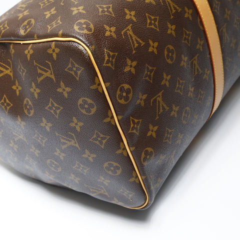 LOUIS VUITTON 2007 Monogram Keepall 50 Boston bag Brown WS26925