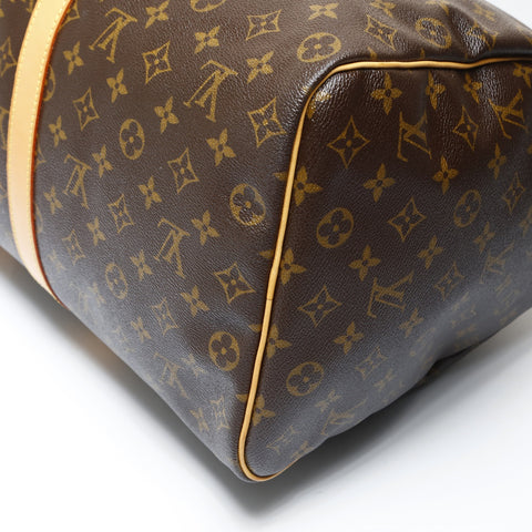 LOUIS VUITTON 2007 Monogram Keepall 50 Boston bag Brown WS26925