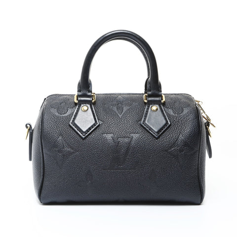 LOUIS VUITTON 2021-2025 Speedy Bandouliere 20 Monogram Handbag black WS26926