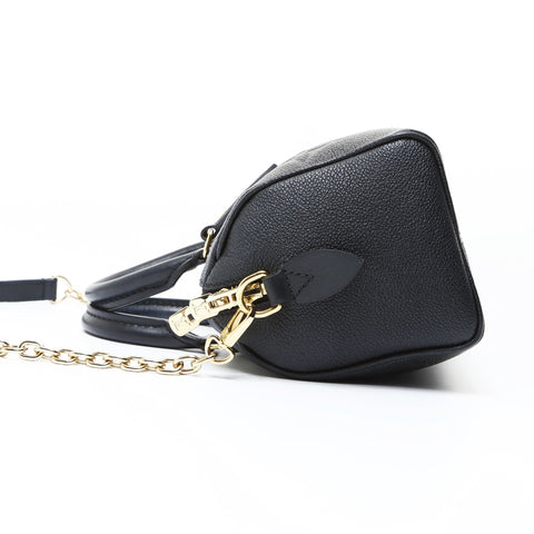 LOUIS VUITTON 2021-2025 Speedy Bandouliere 20 Monogram Handbag black WS26926