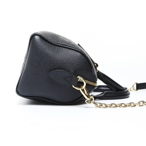 LOUIS VUITTON 2021-2025 Speedy Bandouliere 20 Monogram Handbag black WS26926